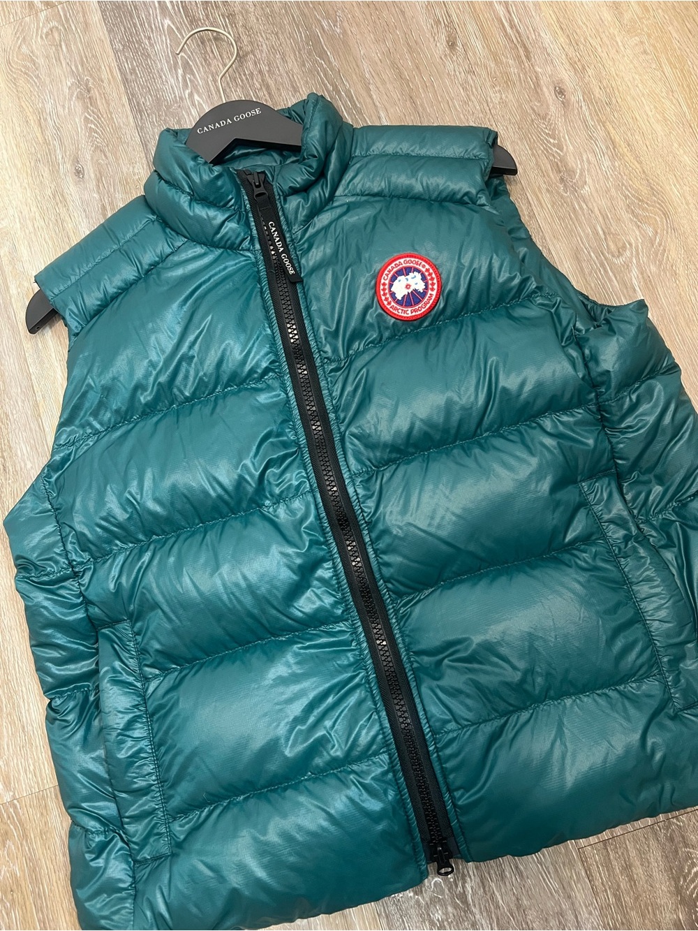 AUTHENTIC CANADA GOOSE CYPRESS VEST Teal Down Puffer Vest
